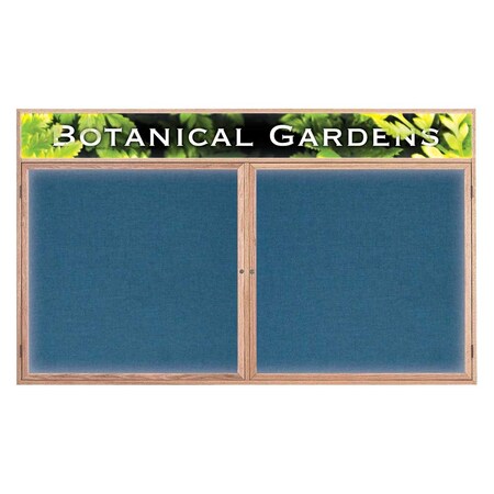 United Visual Products Open Faced Traditional Rounded Corkboard UV641ARC-GOLD-SURF